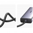 Ugreen CM512 90568 USB-C adapter 2 USB-A 3.0 / HDMI / RJ45 / SD and TF card reader / USB-C PD 100 W Grey