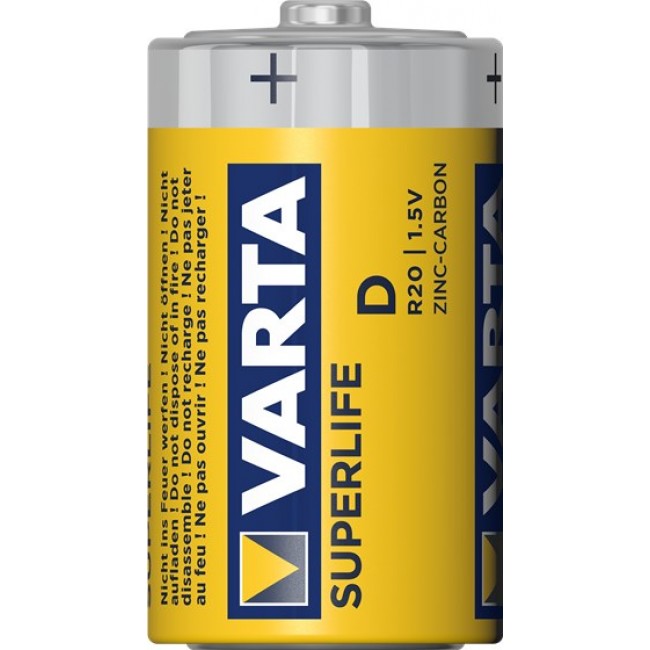 Varta R20 D household battery Zinc-carbon Varta R20 D household battery Zinc-carbon