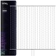 Twinkly Matrix - 480 RGB LED Pearl-shaped lights, clear wire, 3.3x3.3ft F-plug type