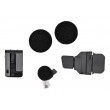 Cardo PT200001 motorcycle intercom 2 channels 1600 m Black