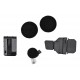 Cardo PT200001 motorcycle intercom 2 channels 1600 m Black Cardo PT200001 motorcycle intercom 2 channels 1600 m Black