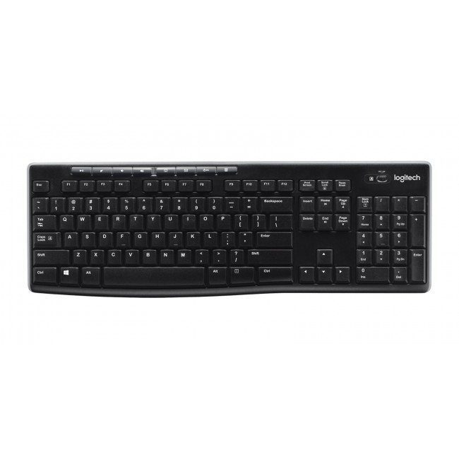 Logitech K270 keyboard RF Wireless QWERTY Black