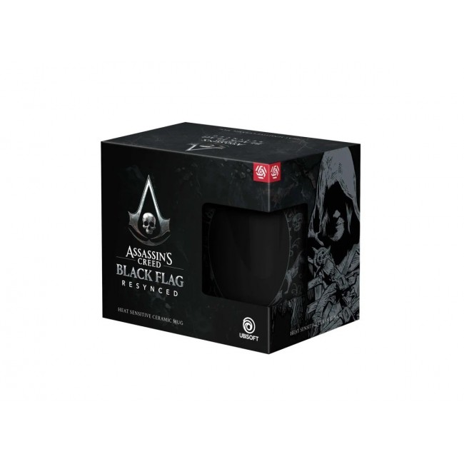 Heat Reveal Mug Good Loot Assassin's Creed Black Flag Resynced - Edward Kenway 480 ml Black