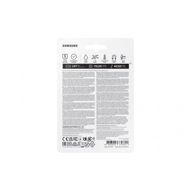 Samsung MUF-512BE USB flash drive 512 GB USB Type-A 3.2 Gen 1 (3.1 Gen 1) Silver