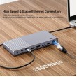 UNITEK D1117AGY01-EU laptop dock/port replicator Wired & Wireless USB4 Grey UNITEK D1117AGY01-EU laptop dock/port replicator Wired & Wireless USB4 Grey