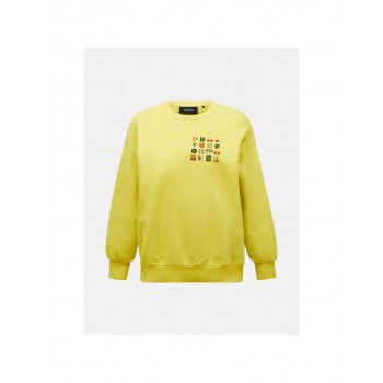 Bluza damska PEAK PERFORMANCE W Terry Graphic Crew kolor ty - L