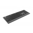Gembird KB-MCH-06-CYRL Slim wired multimedia keyboard with Type-C adapter, Cyrillic layout, black