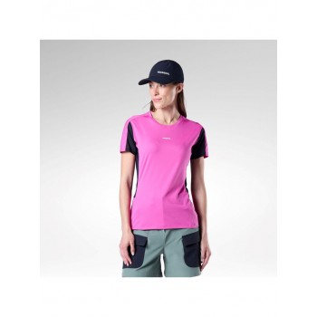 Koszulka damska ROSSIGNOL W Hiking Tee r owa - S