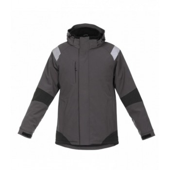 JACKET SOFTSHELL ATLANTA BLACK/GREY XL