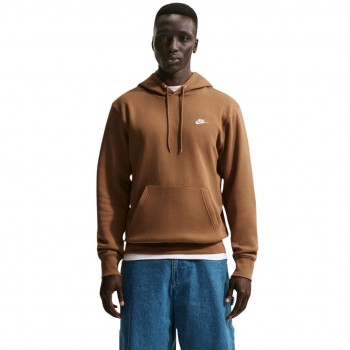 Bluza męska Nike Club BB brązowa FN3859 270 2XL