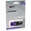 Emtec Click Easy USB flash drive 128 GB USB Type-A 3.2 Gen 1 (3.1 Gen 1) Black, Violet