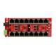 Extralink Gigabit PoE Injector 8 Port Active, 8 ports Gigabit 802.3at/af, Mode A