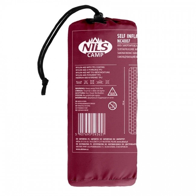 NILS Camp hiking mat NC4007 maroon