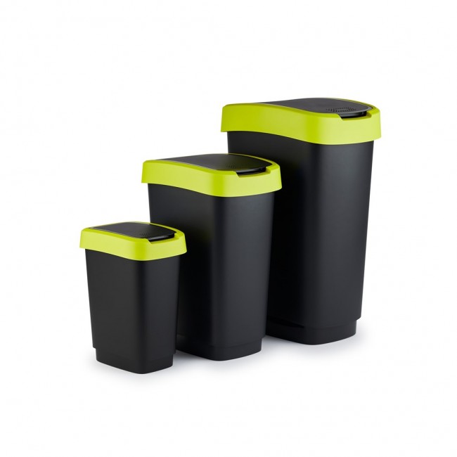 ROTHO Twist Lime - trash bin 50l ROTHO Twist Lime - trash bin 50l