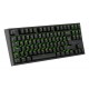GENESIS Thor 404 TKL keyboard Gaming USB QWERTZ German Black