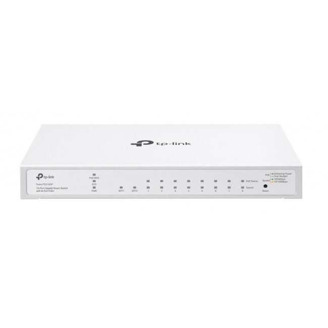 TP-Link FESTA FS310GP network switch Managed L2/L2+ Gigabit Ethernet (10/100/1000) Power over Ethernet (PoE) 1U White