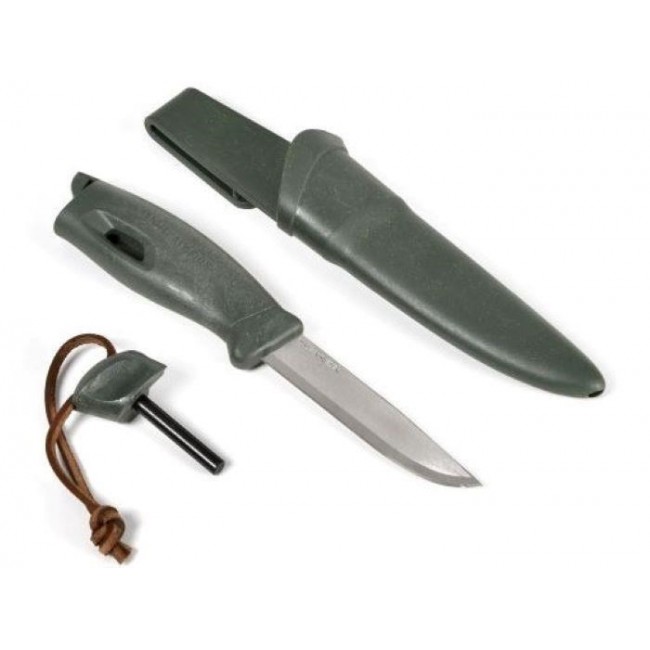 Camping Knife FireKnife - sage green