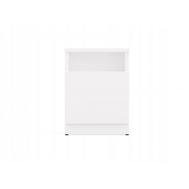 GALAX 30/1D WHITE BEDSIDE TABLE