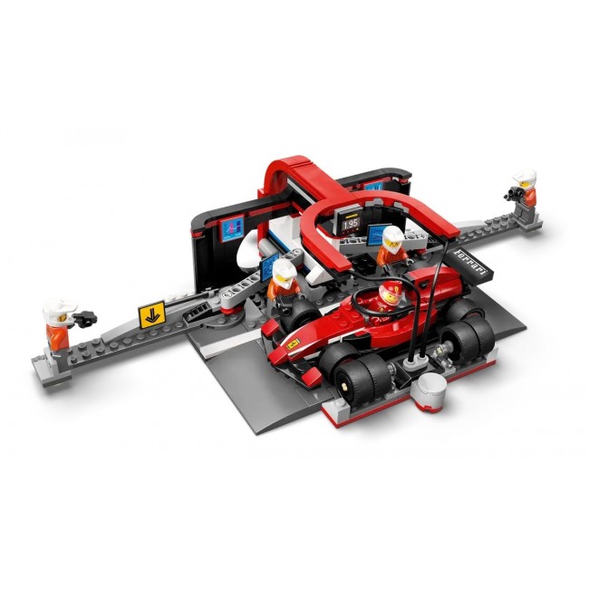 LEGO CITY 60443 F1 - Pit Stop & Pit Crew with Ferrari Car