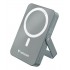 Verbatim Charge 'n' Go Magnetic Wireless Power Bank with stand - 10000 mAh Grey