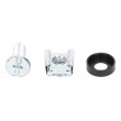 Intellinet Cage Nut Set (100 Pack), M6 Nuts, Bolts and Washers, Suitable for Network Cabinets/Server Racks, Plastic Storage Jar, Lifetime Warranty