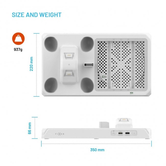 FIXED Multifunctional Station for Xbox Series X and S, white FIXED Multifunctional Station for Xbox Series X and S, white
