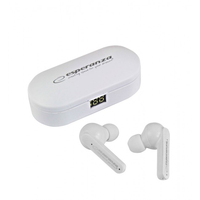 Esperanza EH230W Bluetooth In-Ear Headphone TWS White Esperanza EH230W Bluetooth In-Ear Headphone TWS White