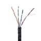 LANBERG UTP CABLE 1GB/S 305M WIRE CCA BLACK