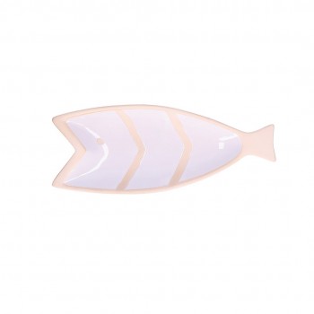 RITUALI DOMESTICI PELAGICOILLOGICO White Fish Plate 30.5 x 12.5 x 3 cm