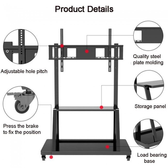 Techly ICA-TR30 signage display mount 2.54 m (100 Techly ICA-TR30 signage display mount 2.54 m (100