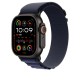 Apple 49mm Navy Alpine Loop - Large - Black Titanium Finish