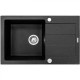 Sink Pyramis Sparta Plus 78x48 1b 1D Black Sink Pyramis Sparta Plus 78x48 1b 1D Black