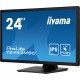 iiyama ProLite 23.8 PCAP 10pt touchscreen monitor featuring IPS panel technology, Edge-to-Edge glass design and anti Anti Glare coating iiyama ProLite 23.8 PCAP 10pt touchscreen monitor featuring IPS panel technology, Edge-to-Edge glass design and anti Anti Glare coating