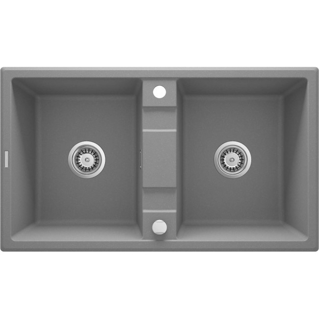 2-bowl granite sink