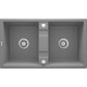 2-bowl granite sink