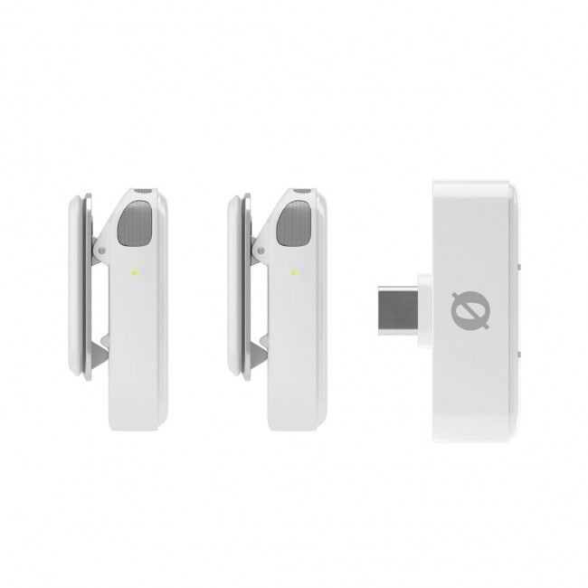 R DE Wireless Micro - 2-channel digital wireless system, USB-C, white R DE Wireless Micro - 2-channel digital wireless system, USB-C, white