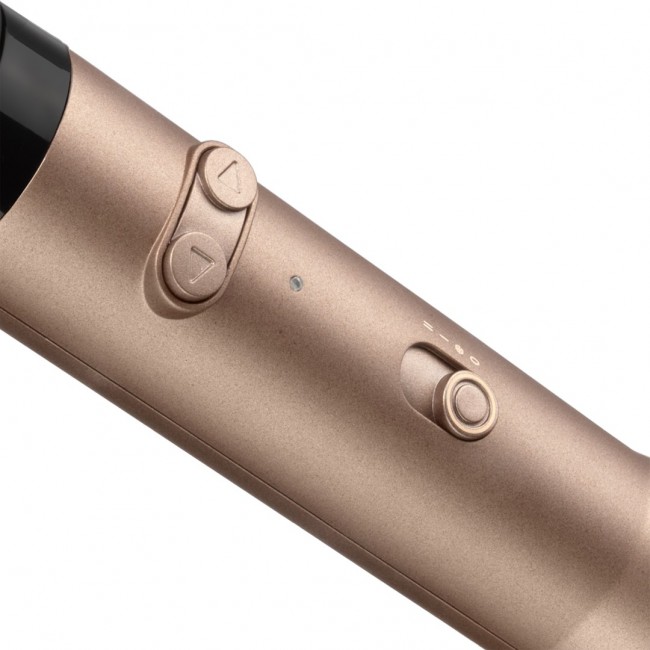 Hair dryer and curling iron Babyliss AS952E, gold