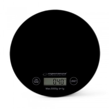 Esperanza EKS003K kitchen scale Black Countertop Round Electronic kitchen scale