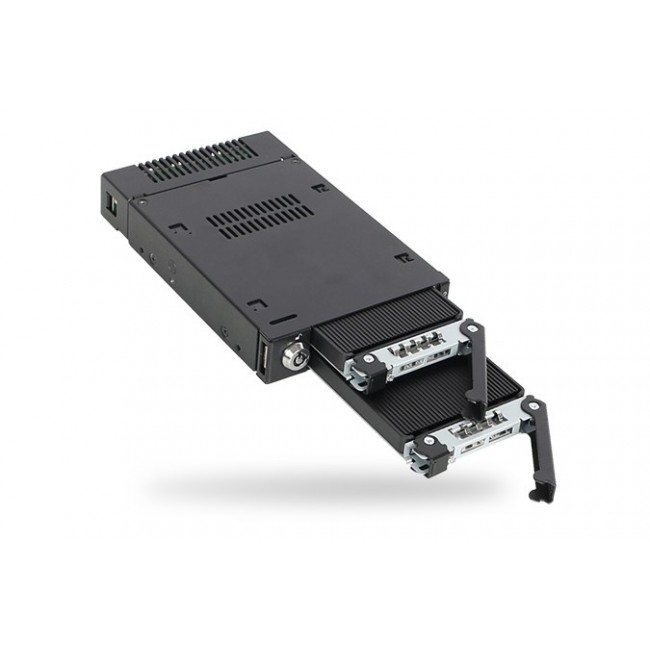Icy Dock MB834TP-B storage drive enclosure SSD enclosure Aluminium, Black 2.5