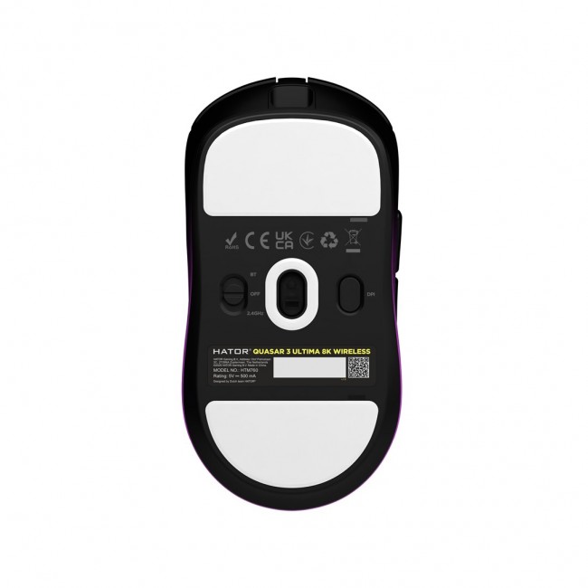 HATOR Quasar 3 Ultima 8K Wireless, Black/Violet HATOR Quasar 3 Ultima 8K Wireless, Black/Violet