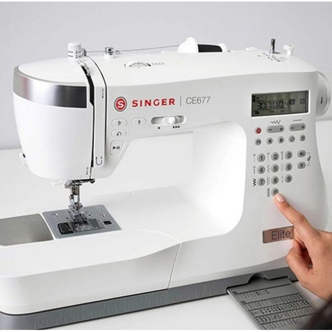 SINGER Elite sewing machine CE677 Electric current White