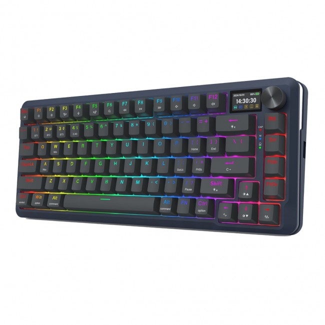 REDRAGON K708-RGB-PRO FLEKACT keyboard USB + RF Wireless + Bluetooth Black REDRAGON K708-RGB-PRO FLEKACT keyboard USB + RF Wireless + Bluetooth Black