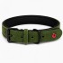 ZOLUX Komfort Leather, green color dog collar 30 cm