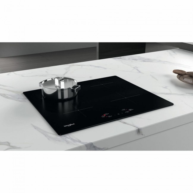 Whirlpool WS Q2160 NE Black Built-in 59 cm Zone induction hob 4 zone(s)