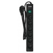 Ever OPTIMA surge protector 1.5 m (6 x UTE 10 A black) (T/LZ08-OPT015/0000) Ever OPTIMA surge protector 1.5 m (6 x UTE 10 A black) (T/LZ08-OPT015/0000)