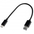 UNITEK USB CABLE USB-A USB-C 25CM, Y-C480BK