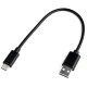 UNITEK USB CABLE USB-A USB-C 25CM, Y-C480BK UNITEK USB CABLE USB-A USB-C 25CM, Y-C480BK