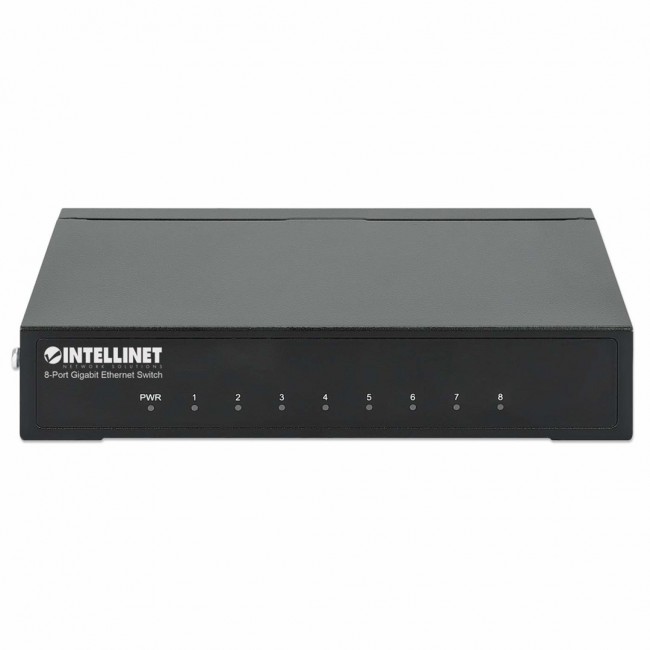 Intellinet 8-Port Gigabit Ethernet Switch, Desktop size, Metal Housing, IEEE 802.3az (Energy Efficient Ethernet) Intellinet 8-Port Gigabit Ethernet Switch, Desktop size, Metal Housing, IEEE 802.3az (Energy Efficient Ethernet)