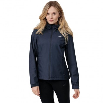 Women's jacket 4F denim melange H4Z22 KUD351 32M