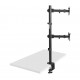 Maclean MC-967 Double Vertical Monitor Desk Mount Screen Holder max VESA 100x100, 13-27